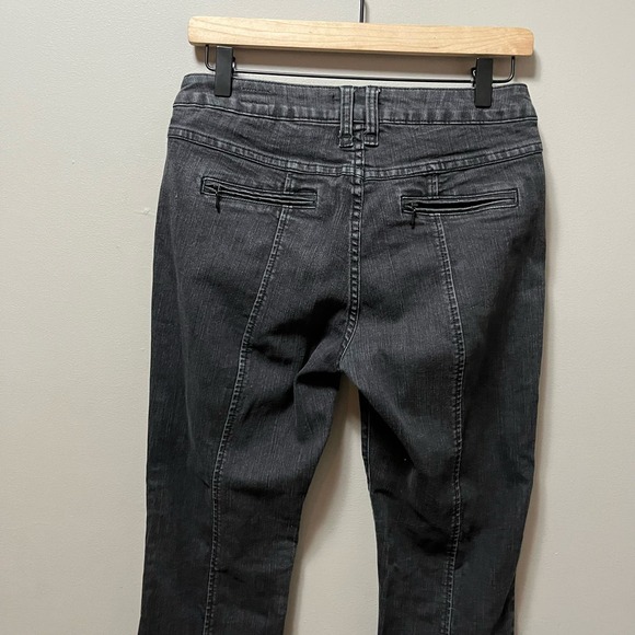 Pilcro Women’s Y2K High Waisted Black Flare Jeans size 30 - Picture 4 of 6